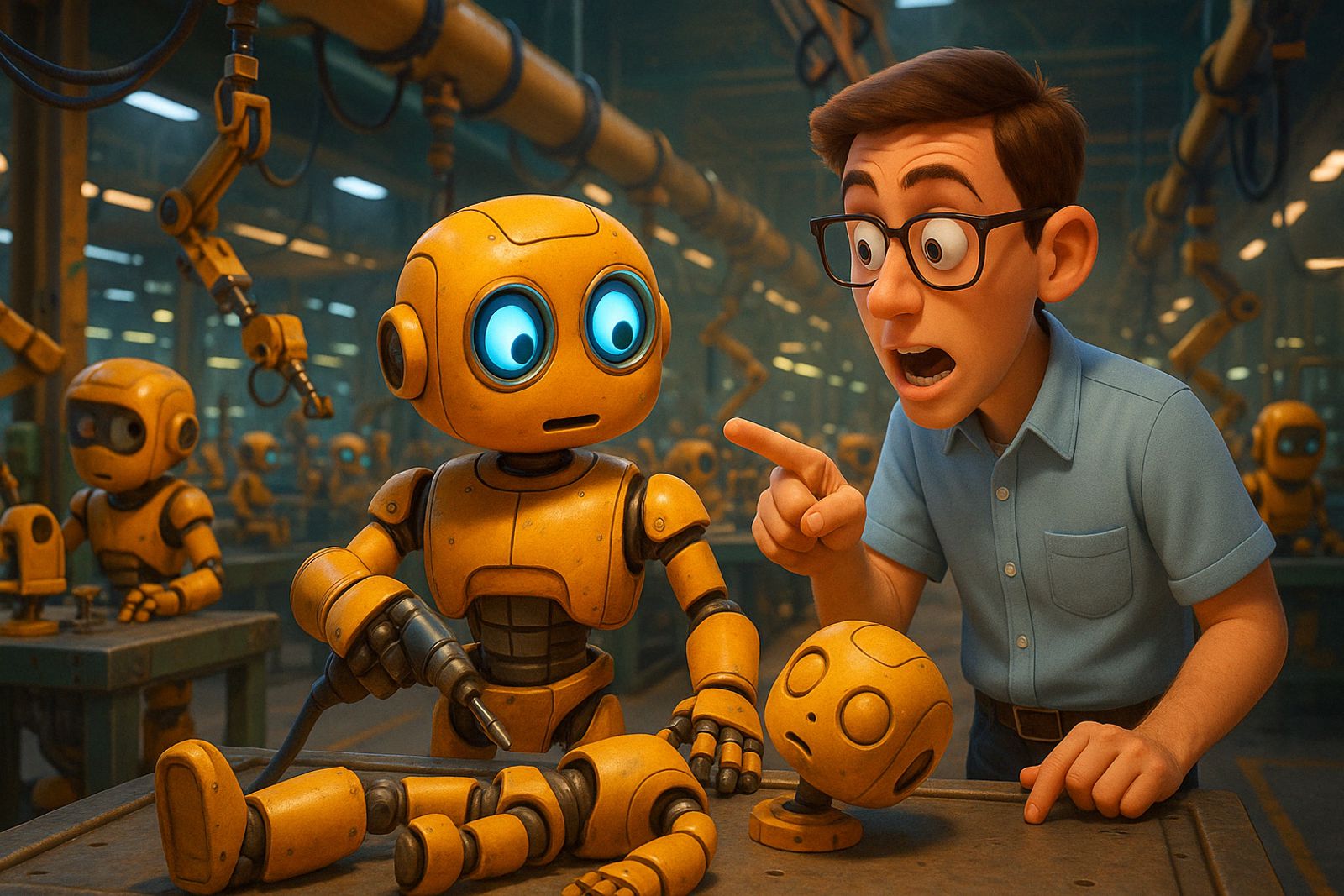 People building robots to build robots... what could go wrong?